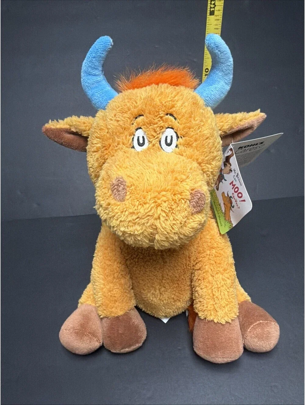Kohl's Cares Dr. Seuss Mr. Brown Can Moo Can You? Cow Plush Stuffed Animal NWT